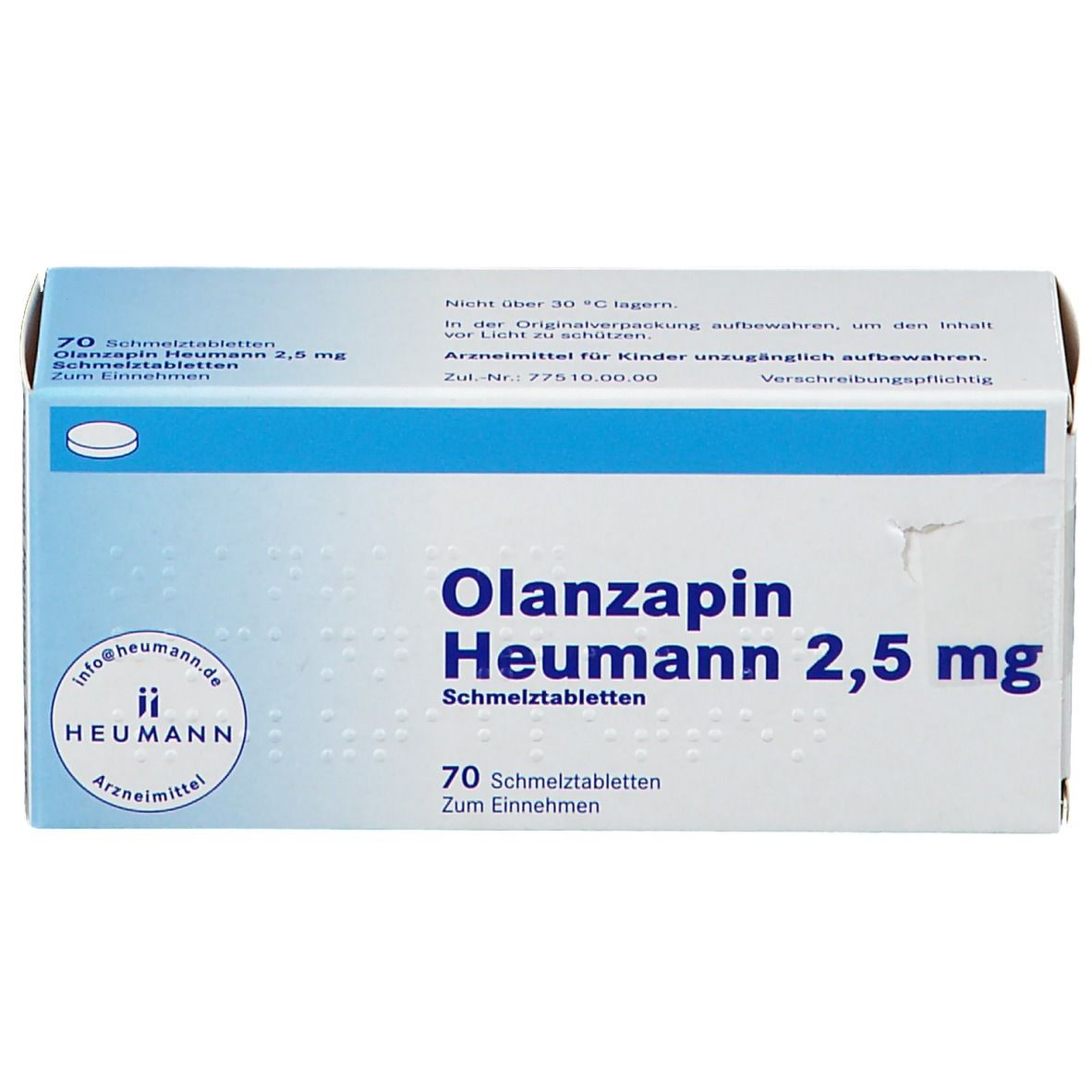 Olanzapin Heumann 2,5 mg Schmelztabletten