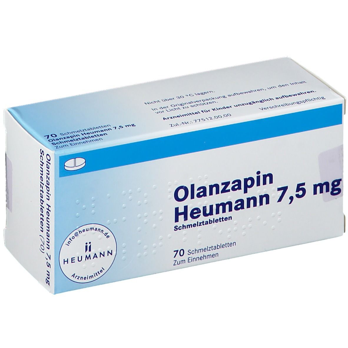 Olanzapin Heumann 7,5 mg Schmelztabletten
