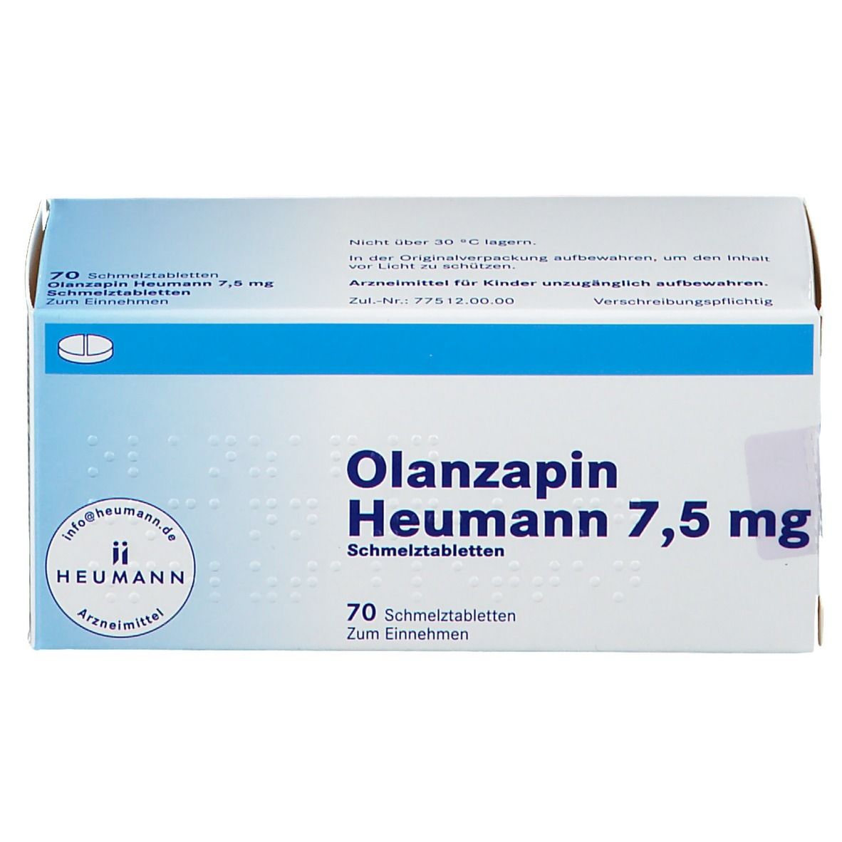 Olanzapin Heumann 7,5 mg Schmelztabletten