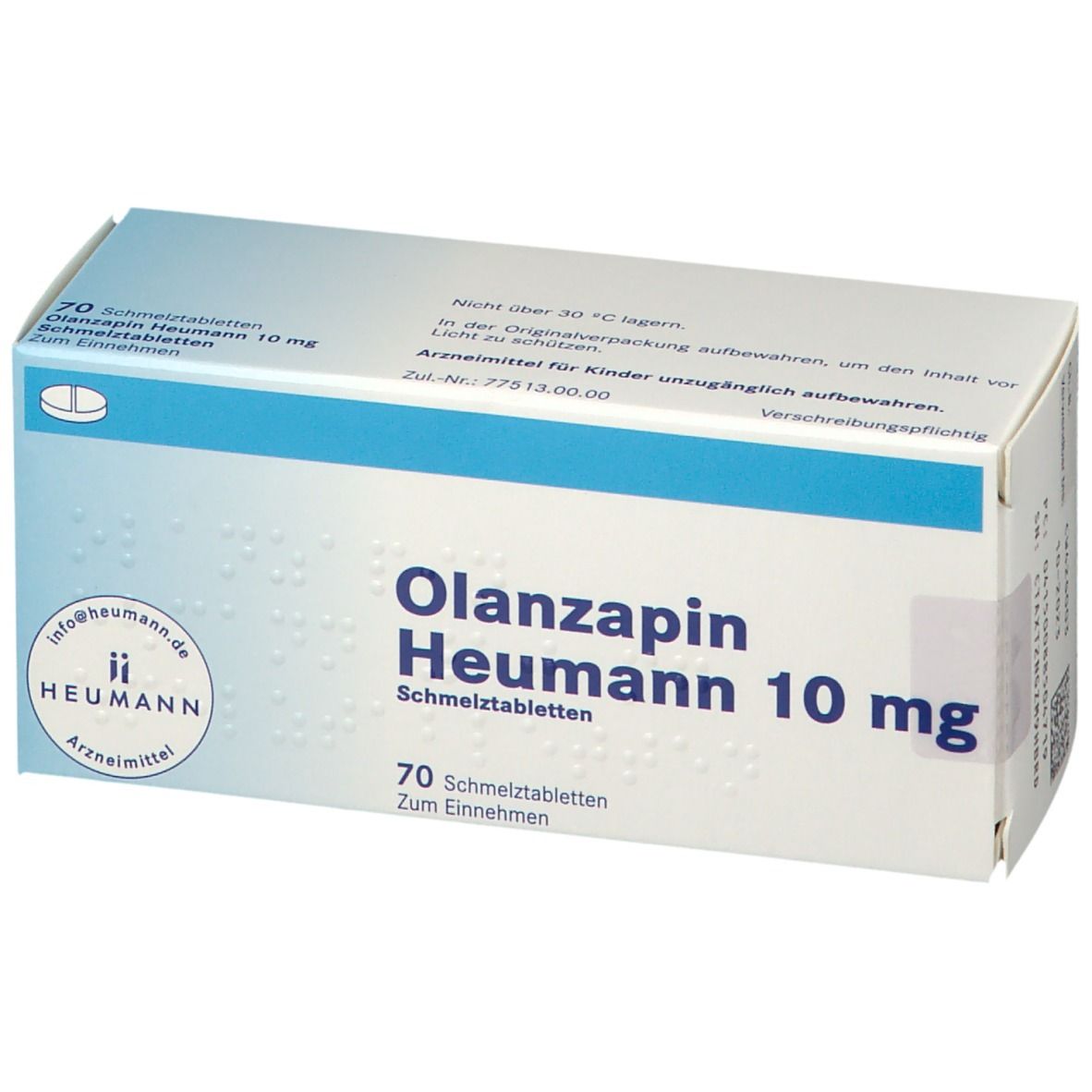 Olanzapin Heumann 10 mg Schmelztabletten