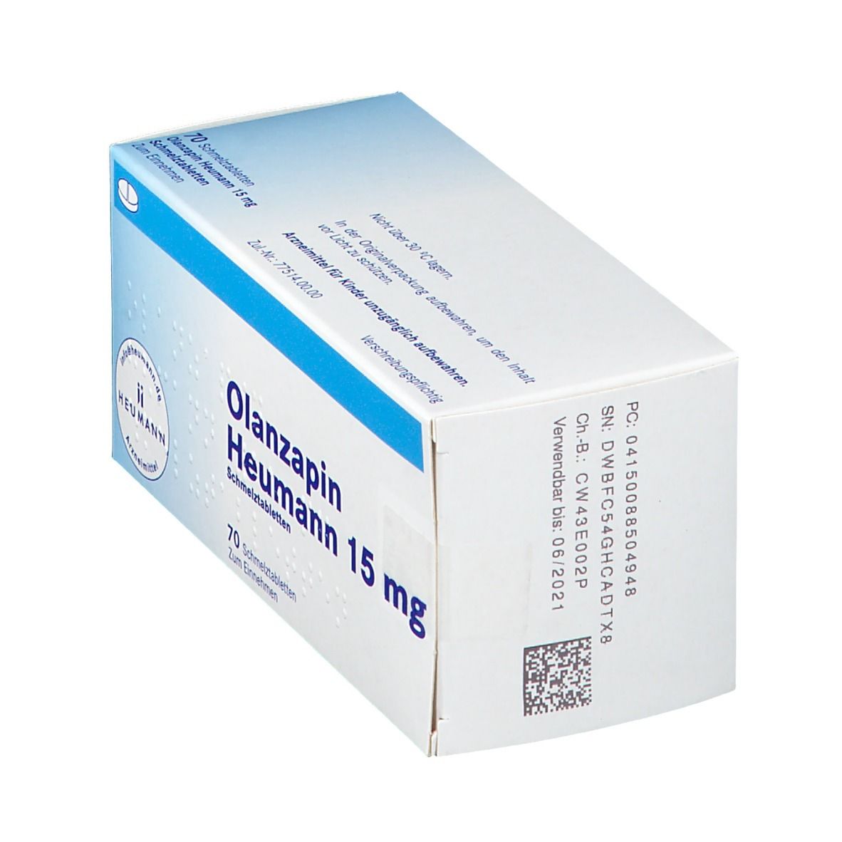 Olanzapin Heumann 15 mg Schmelztabletten