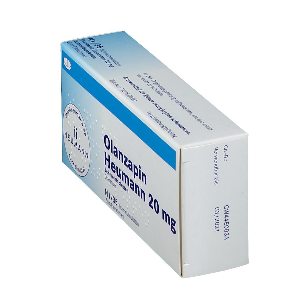 Olanzapin Heumann 20 mg Schmelztabletten 35 St