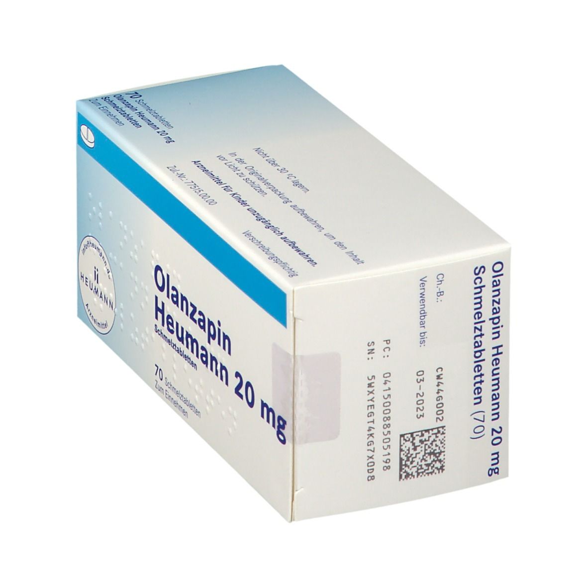 Olanzapin Heumann 20 mg Schmelztabletten 70 St