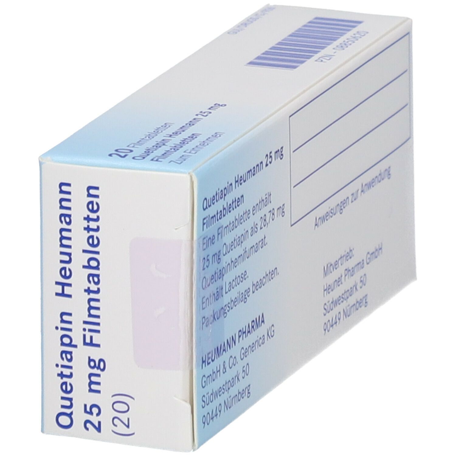 Quetiapin Heumann 25 mg
