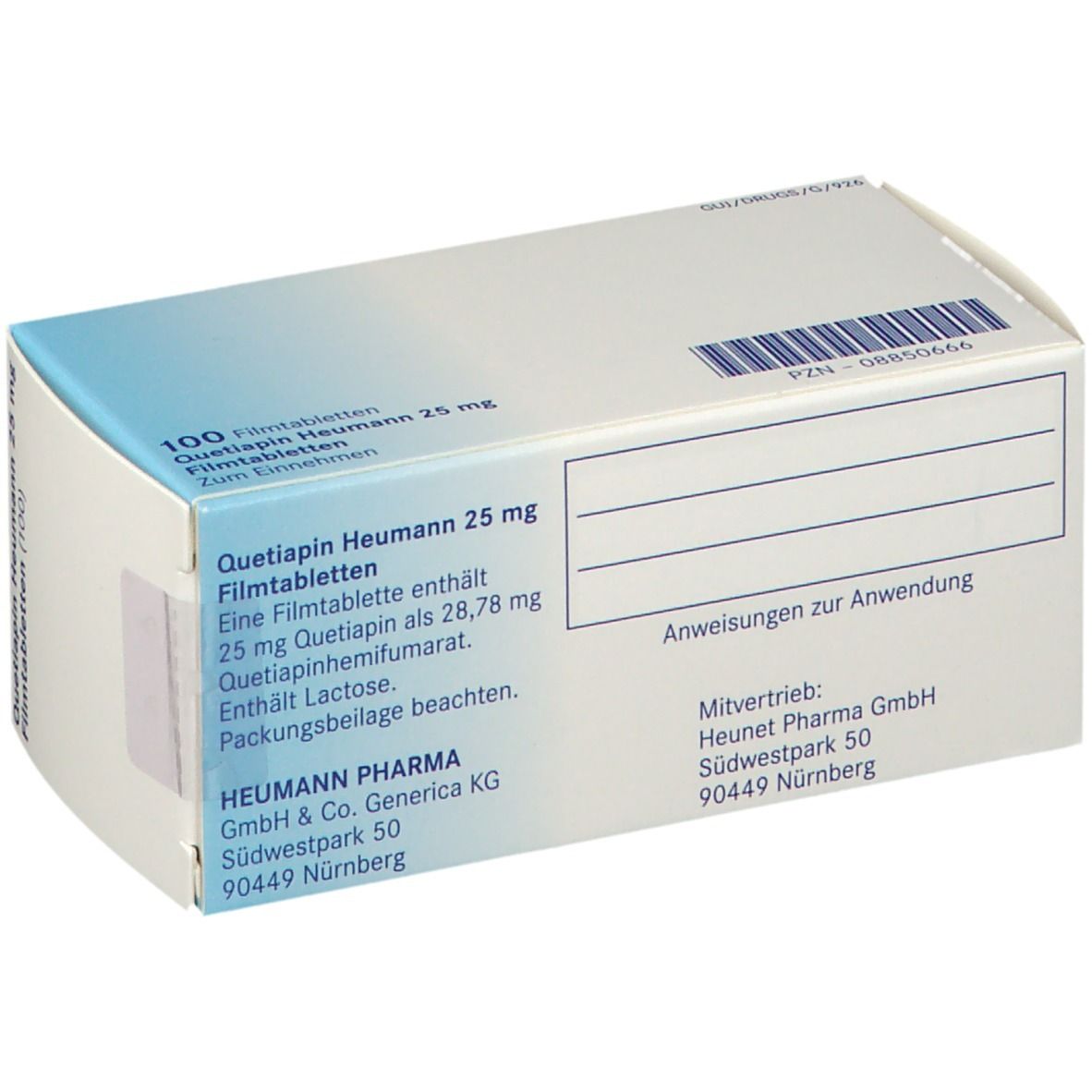Quetiapin Heumann 25 mg