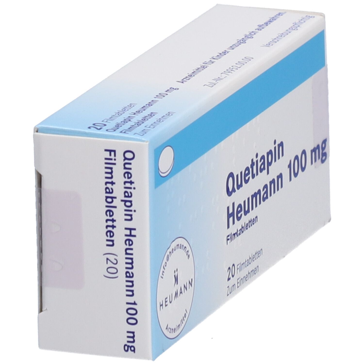 Quetiapin Heumann 100 mg Filmtabletten 20 St