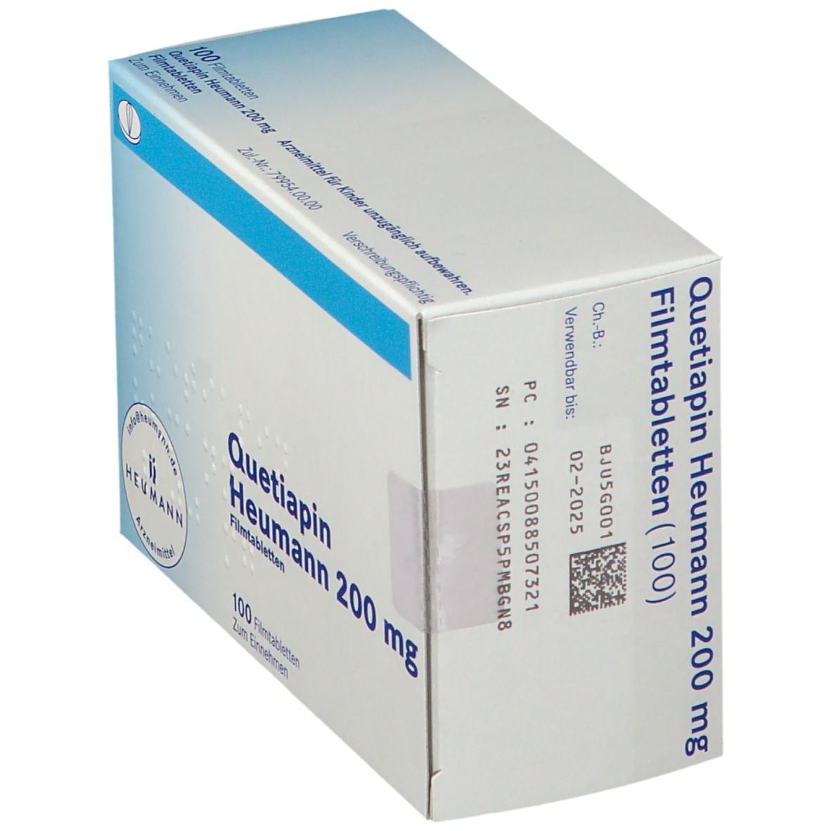 Quetiapin Heumann 200 mg Filmtabletten 100 St