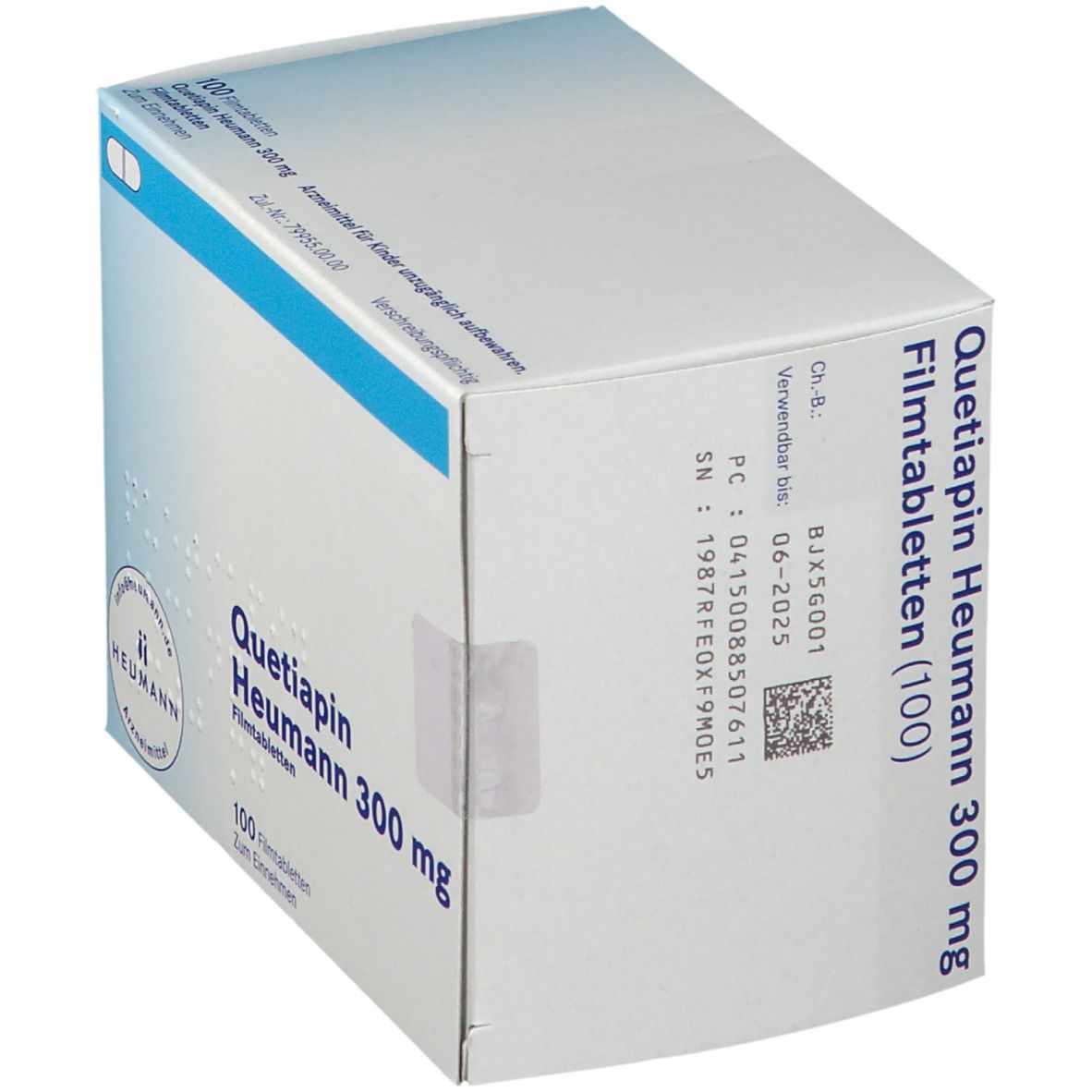 Quetiapin Heumann 300 mg Filmtabletten 100 St