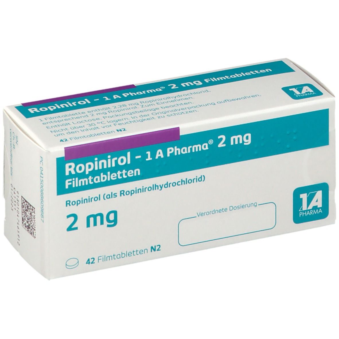 Ropinirol - 1 A Pharma® 2 mg