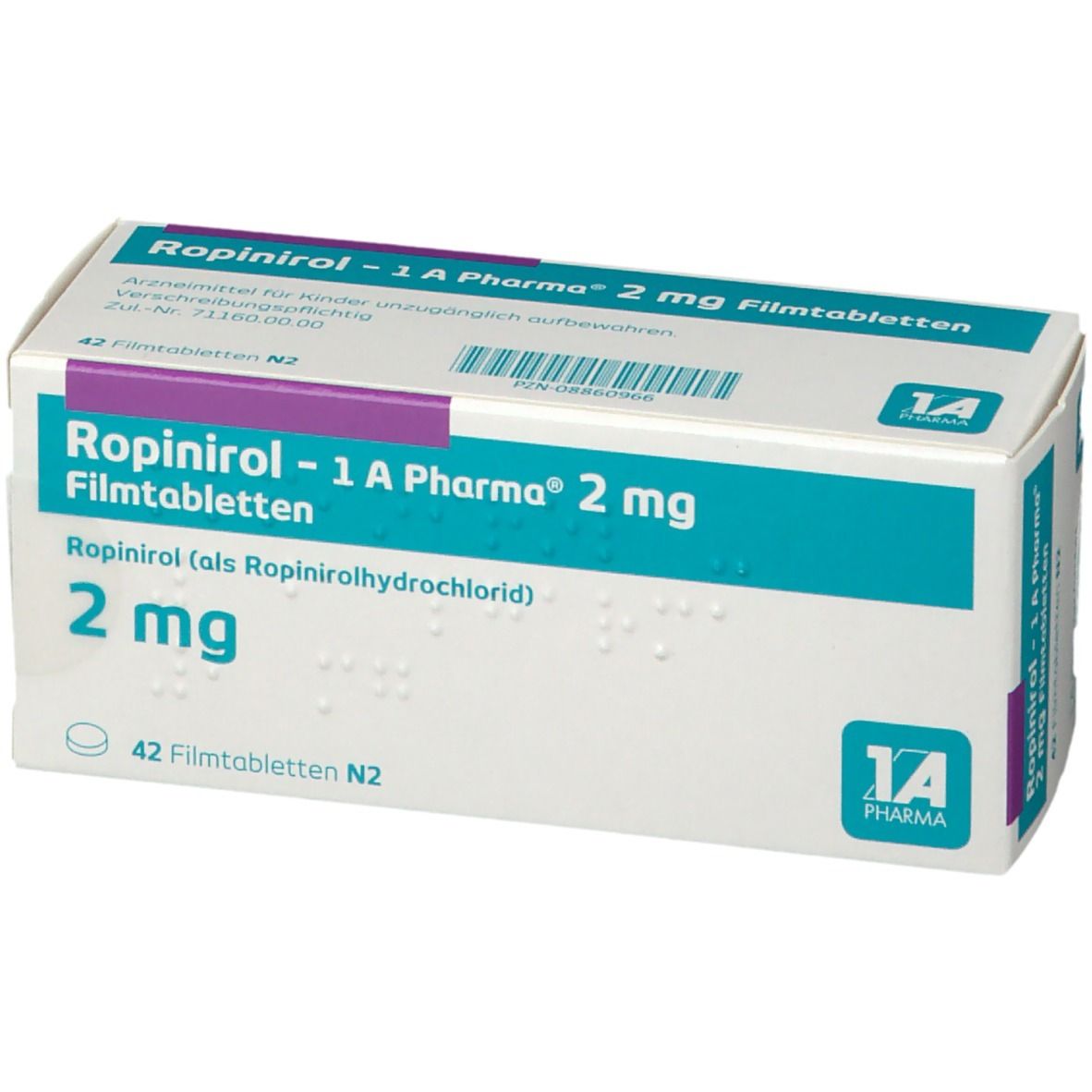Ropinirol - 1 A Pharma® 2 mg