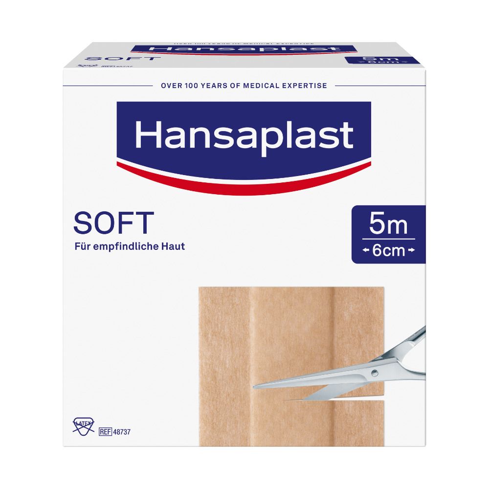 Hansaplast® Soft 6 cm x 5 m