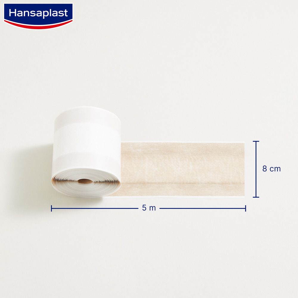 Hansaplast® Soft 5 m x 8 cm Rolle