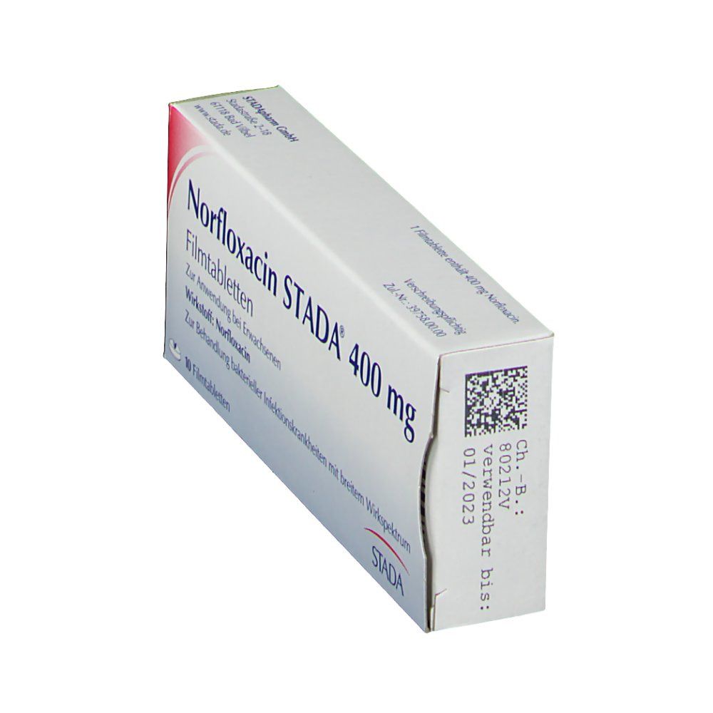 Norfloxacin Stada 400 mg Filmtabletten 10 St