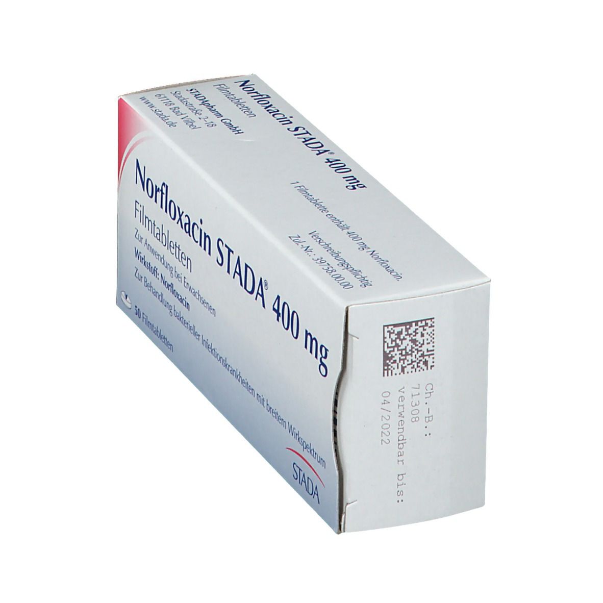 Norfloxacin Stada 400 mg Filmtabletten 50 St