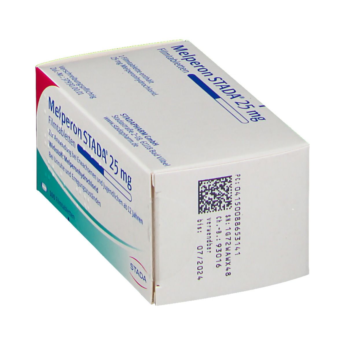 Melperon Stada 25 mg Filmtabletten 100 St