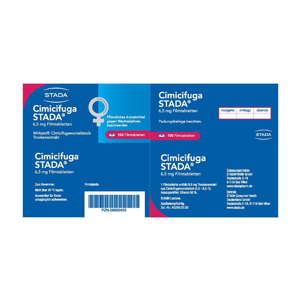 Cimicifuga STADA® 6,5 mg bei Wechseljahrbeschwerden