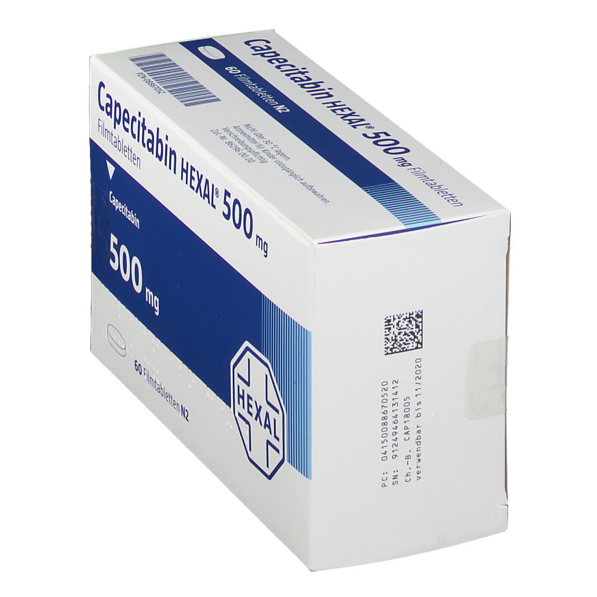 Capecitabin Hexal 500 mg Filmtabletten 100 St