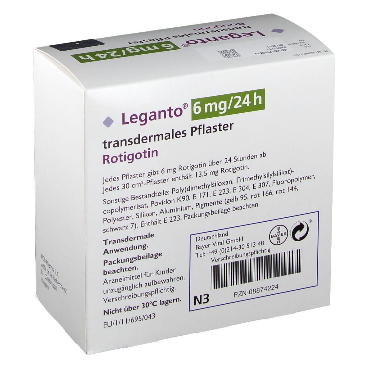 Leganto® 6 mg/24 h