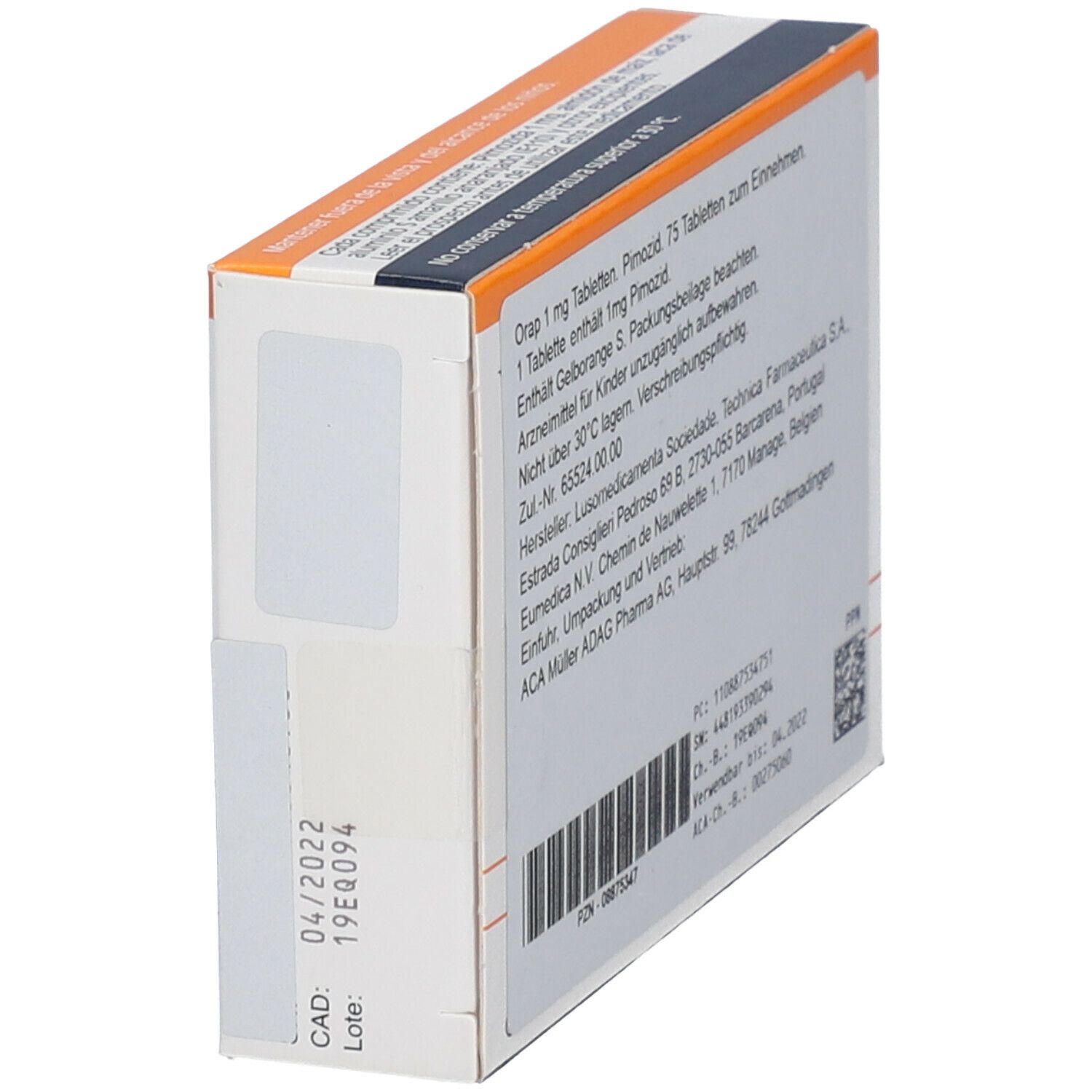 Orap 1 mg Tabletten 75 St