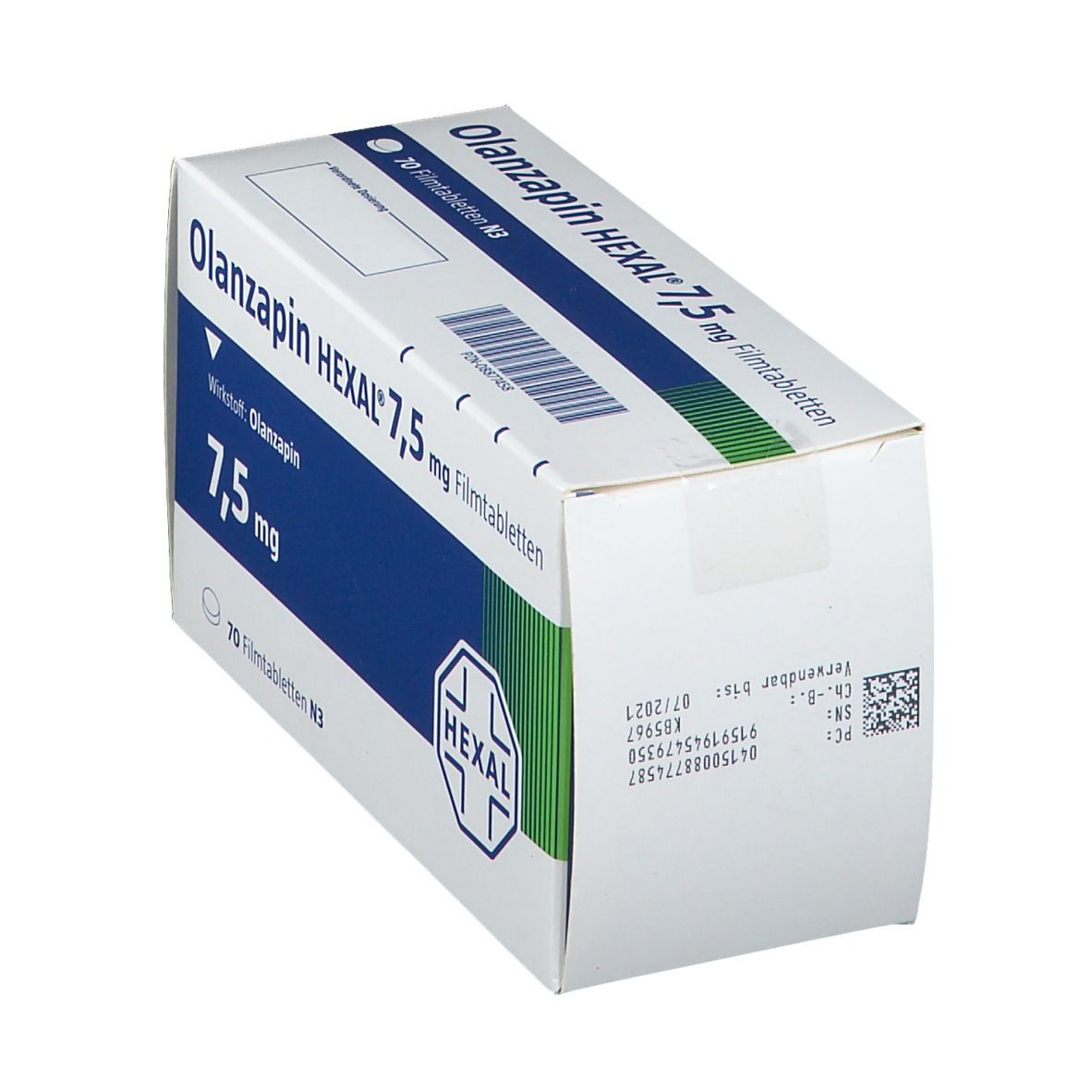 Olanzapin HEXAL® 7,5 mg
