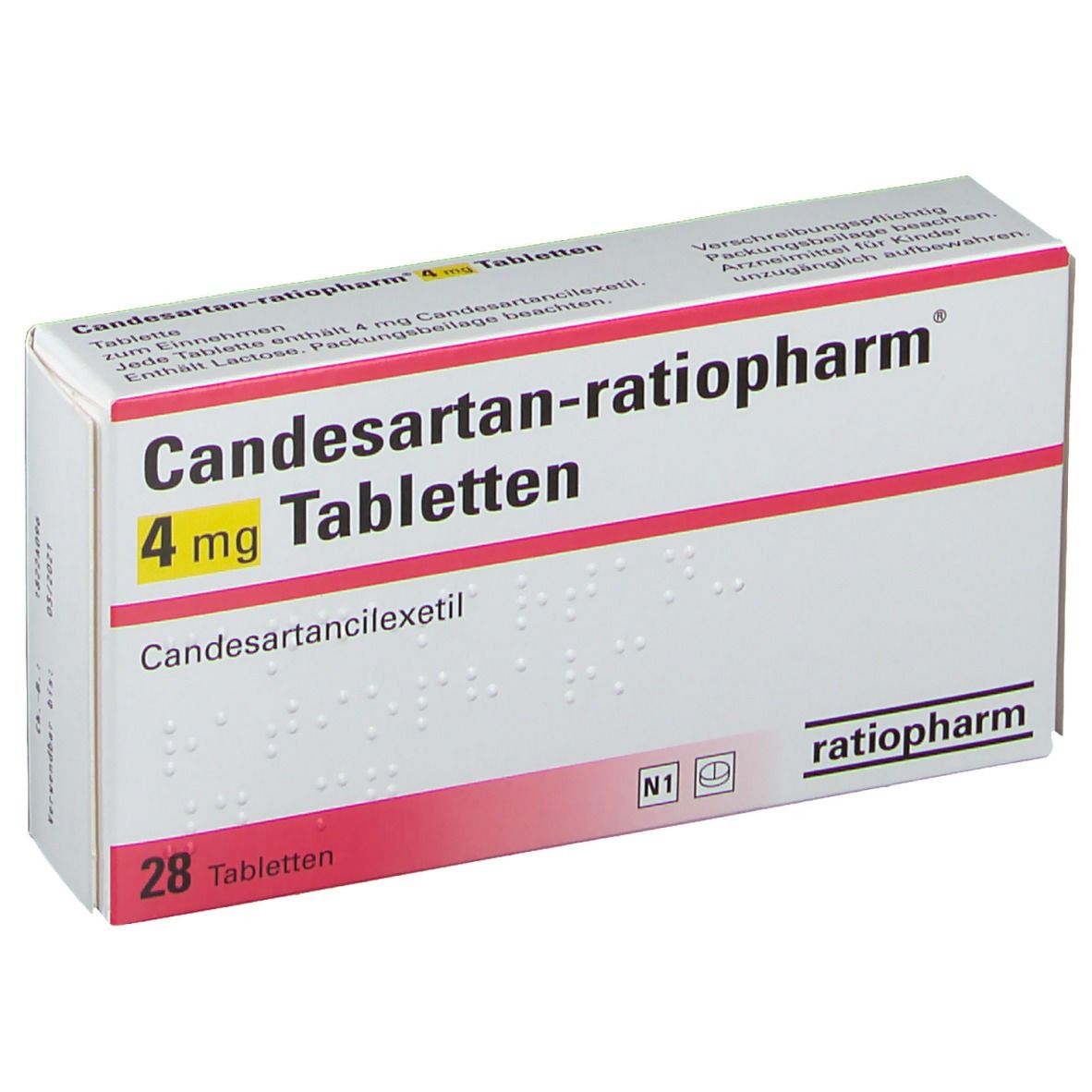 Candesartan-ratiopharm® 4 mg