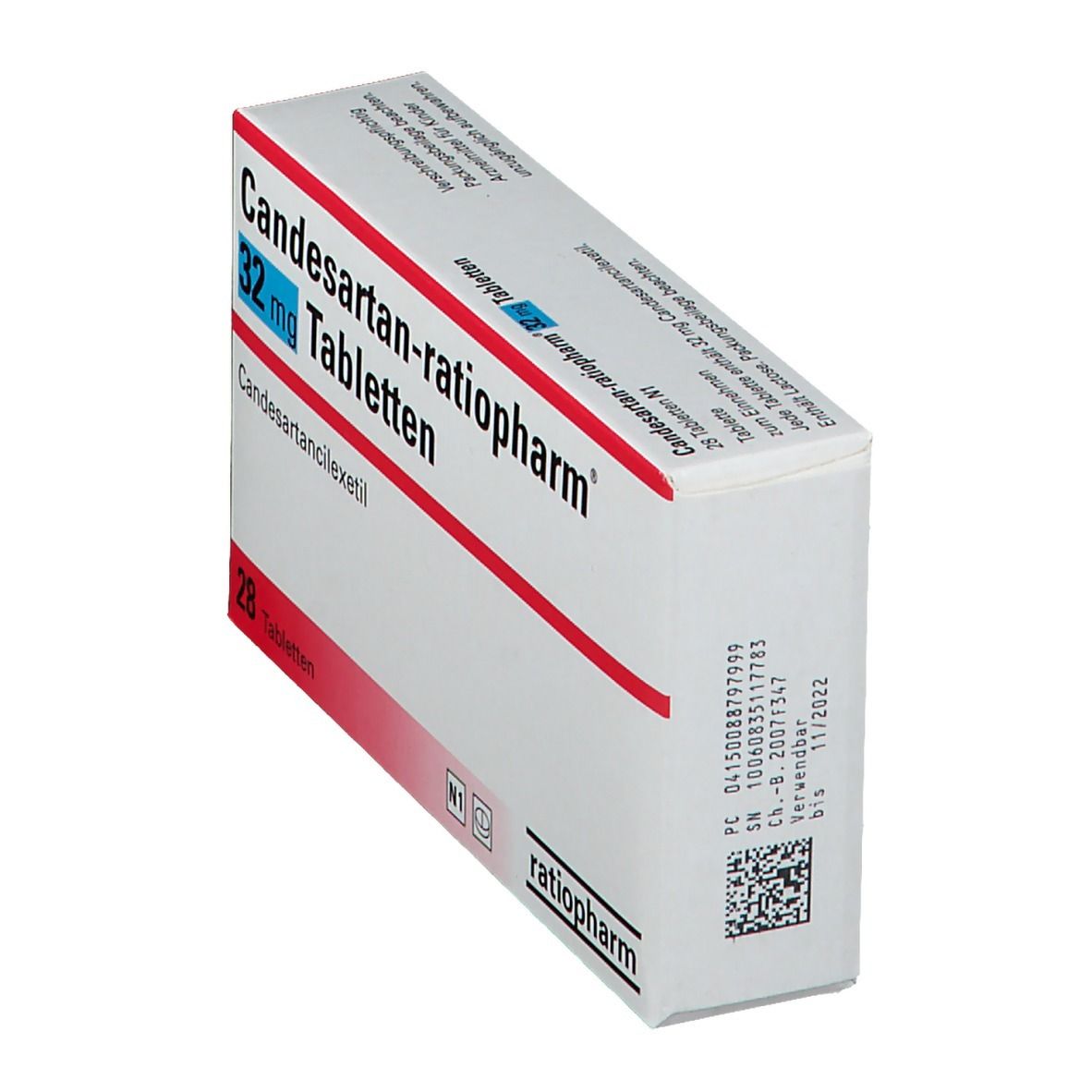 CANDESARTAN-ratiopharm 32 mg Tabletten 28 St