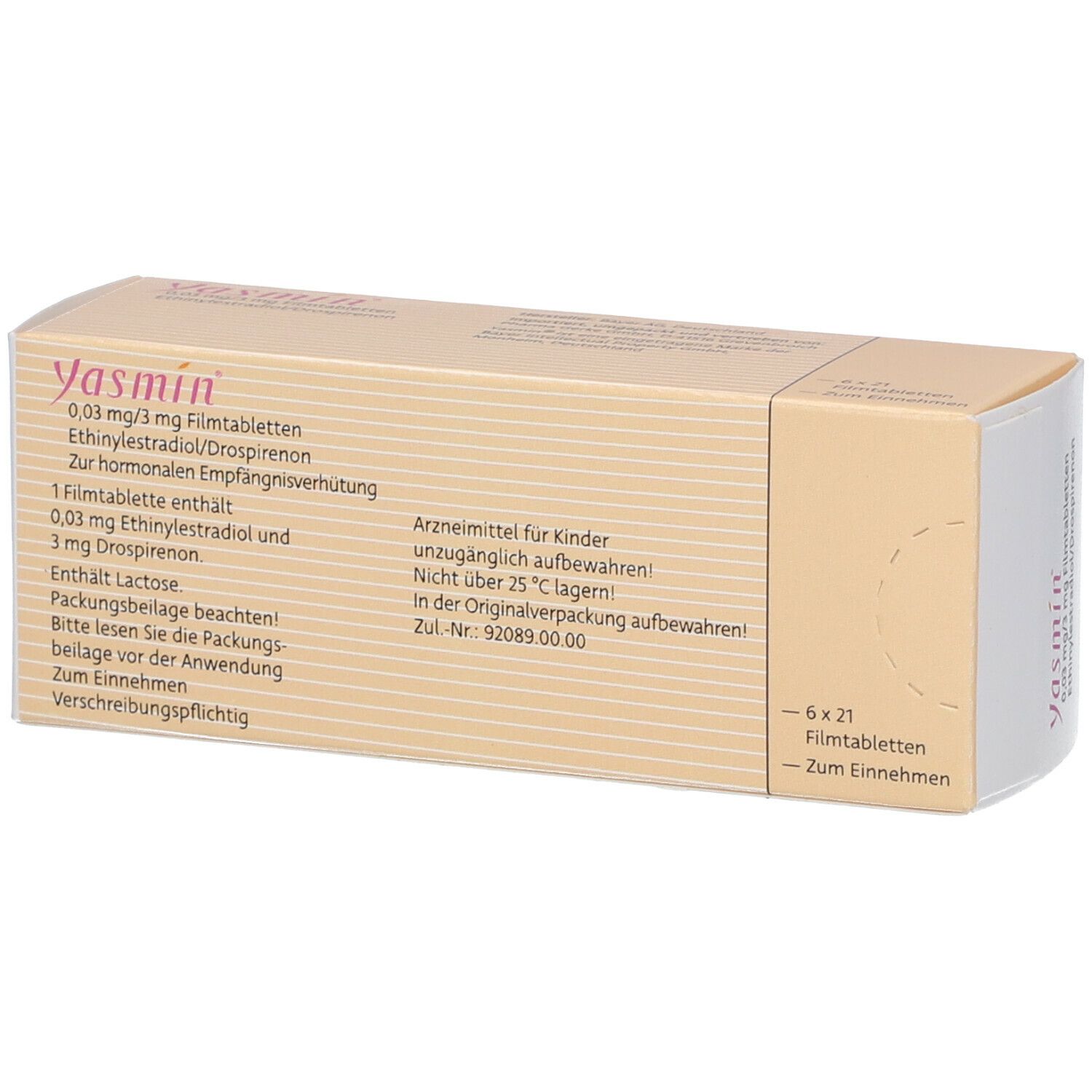 YASMIN Filmtabletten