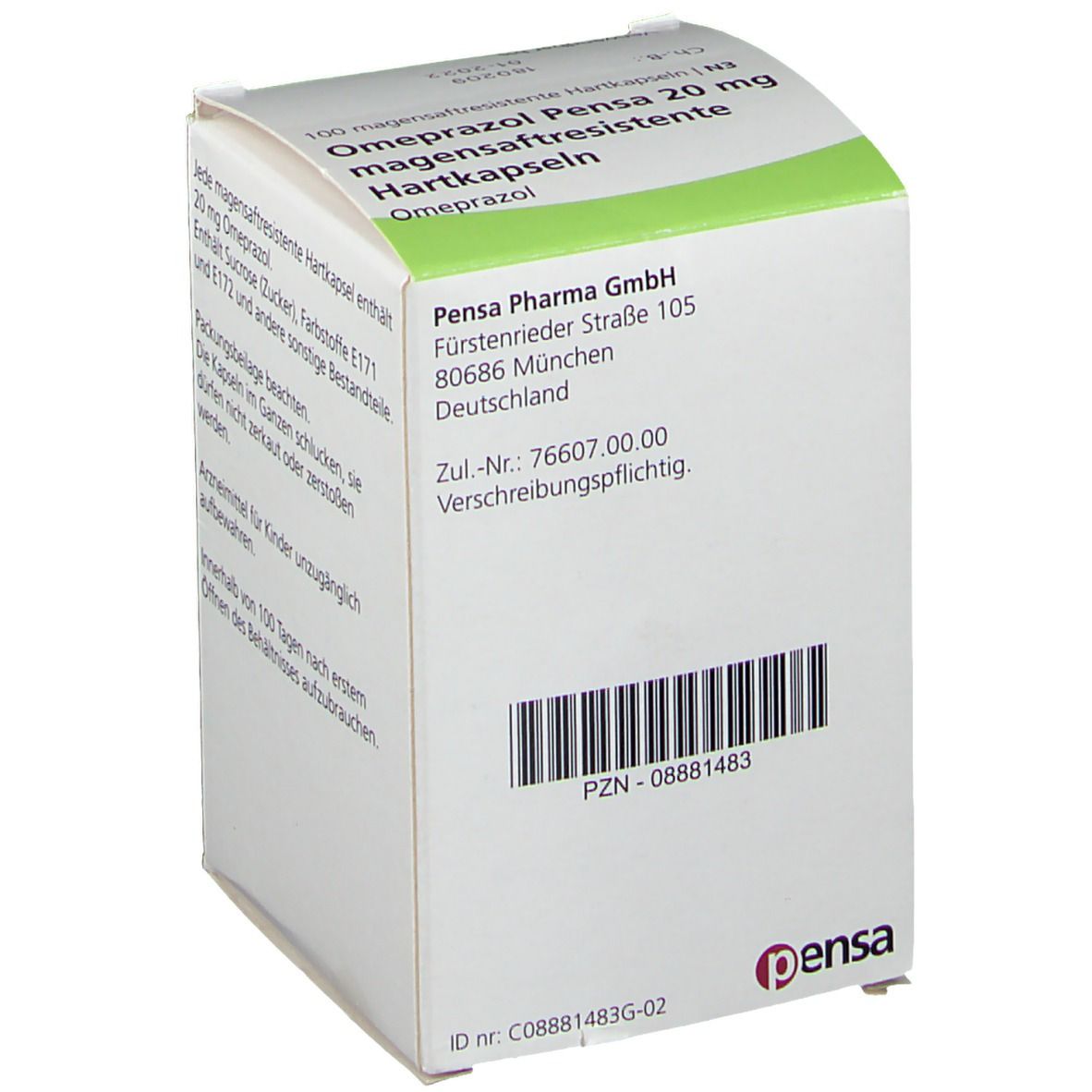 Omeprazol Pensa 20 mg