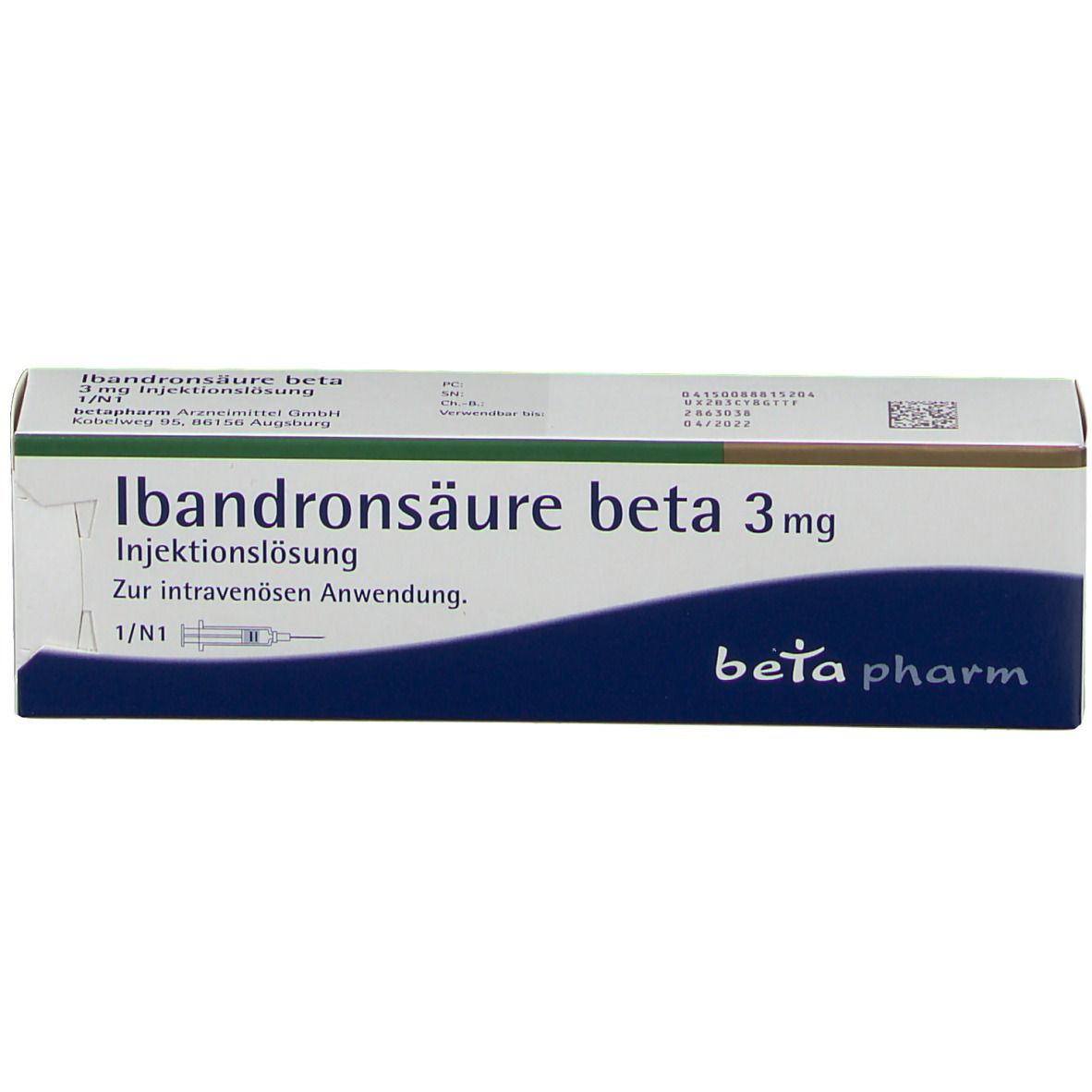 Ibandronsäure beta 3 mg