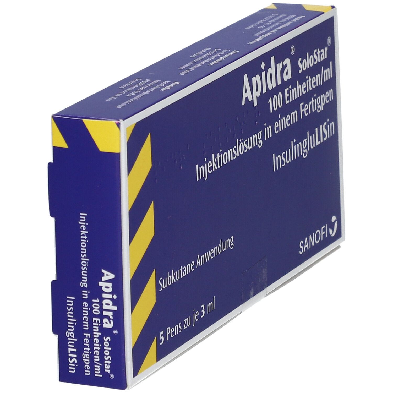 Apidra 100 E/ml SoloStar Inj.-Lsg.i.e.Fertigpen B 5x3 ml Fertigspritzen