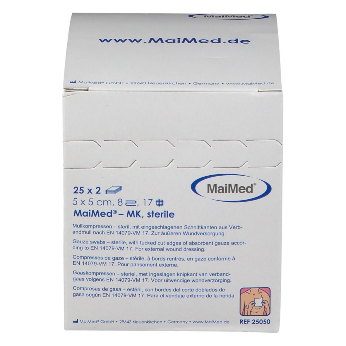 MaiMed® MK steril 5 x 5 cm