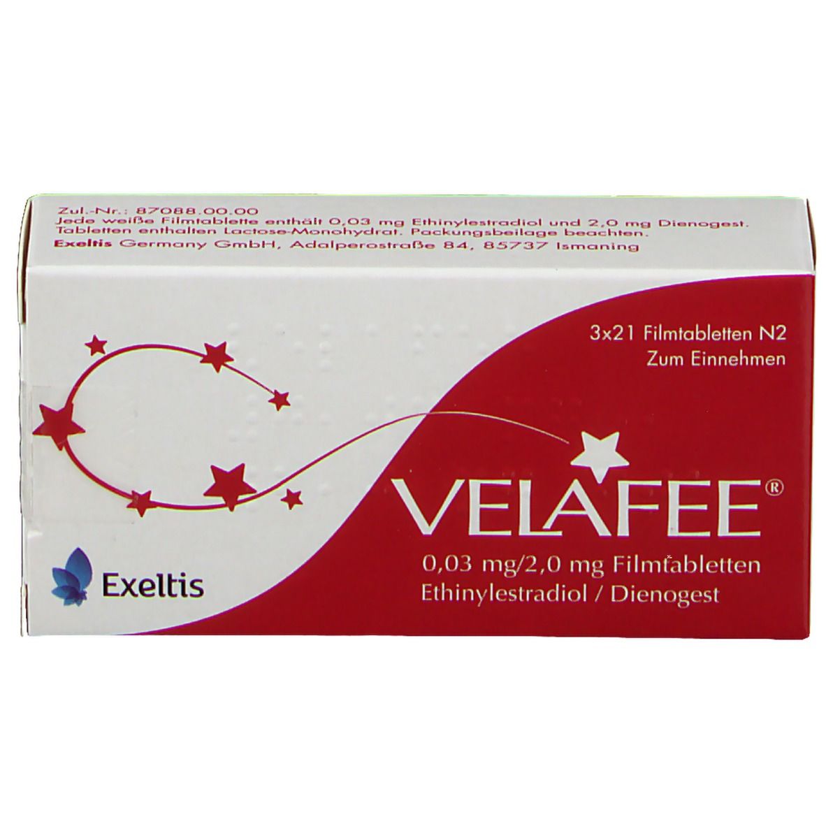 VELAFEE® 0,03 mg/2 mg