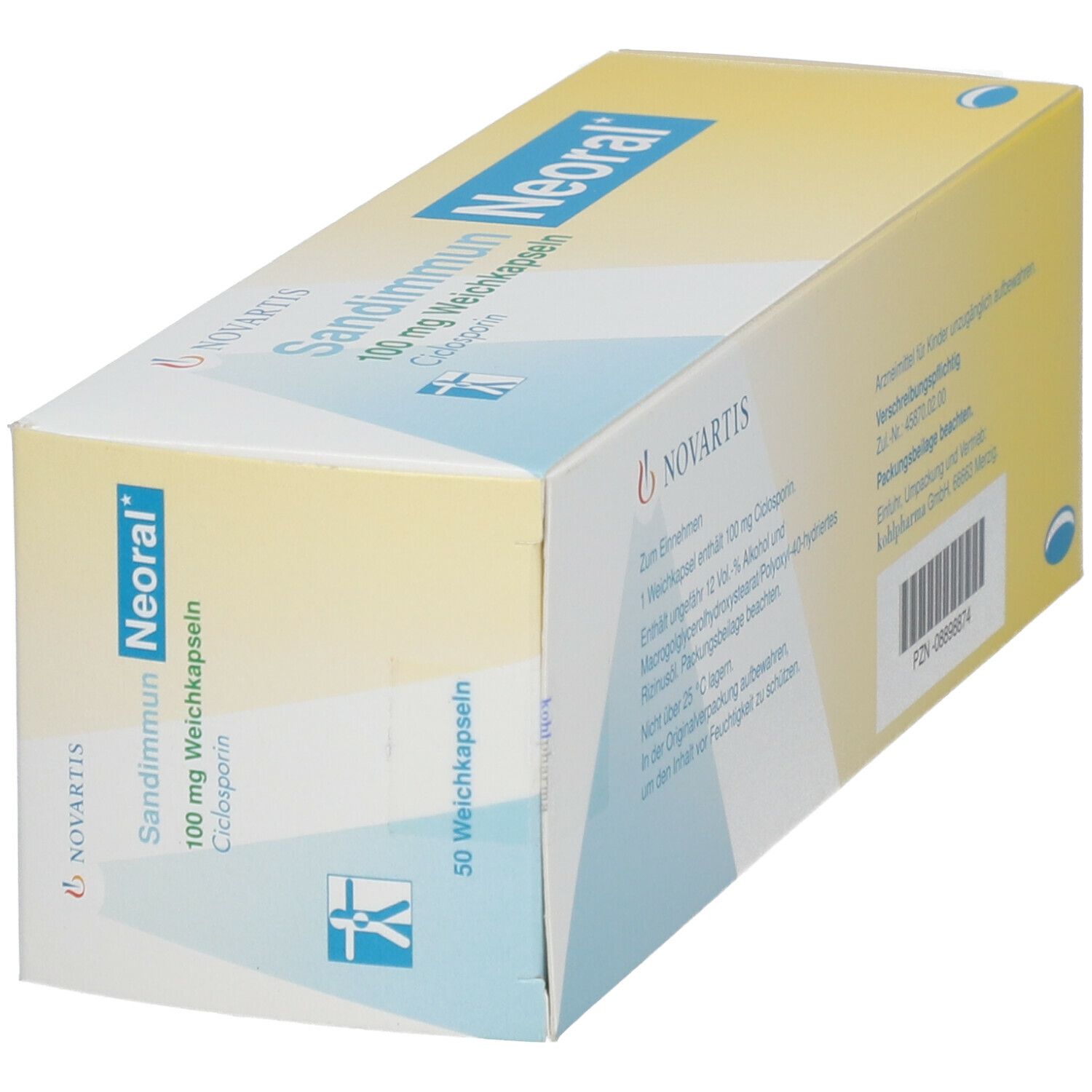 SANDIMMUN Neoral 100 mg Weichkapseln