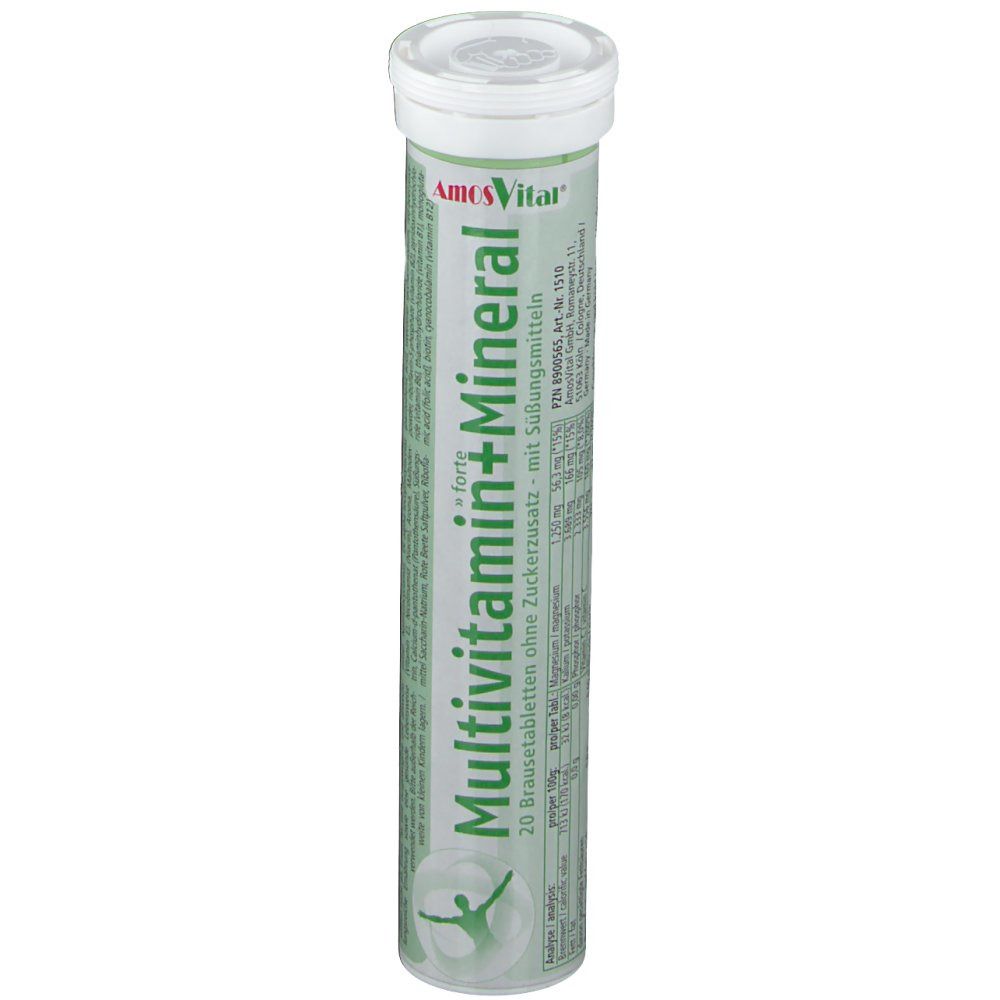 AmosVital® Multivitamin + Mineral mit Mandarinengeschmack