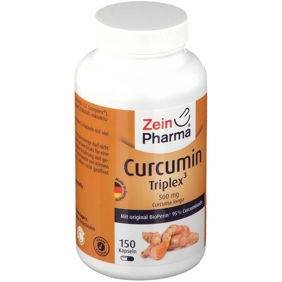 ZeinPharma® Kurkuma Kapseln Curcumin Triplex3