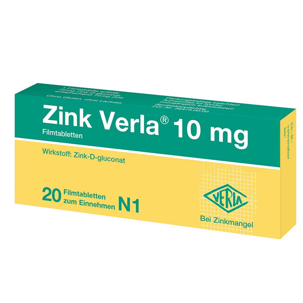 Zink Verla® 20 mg