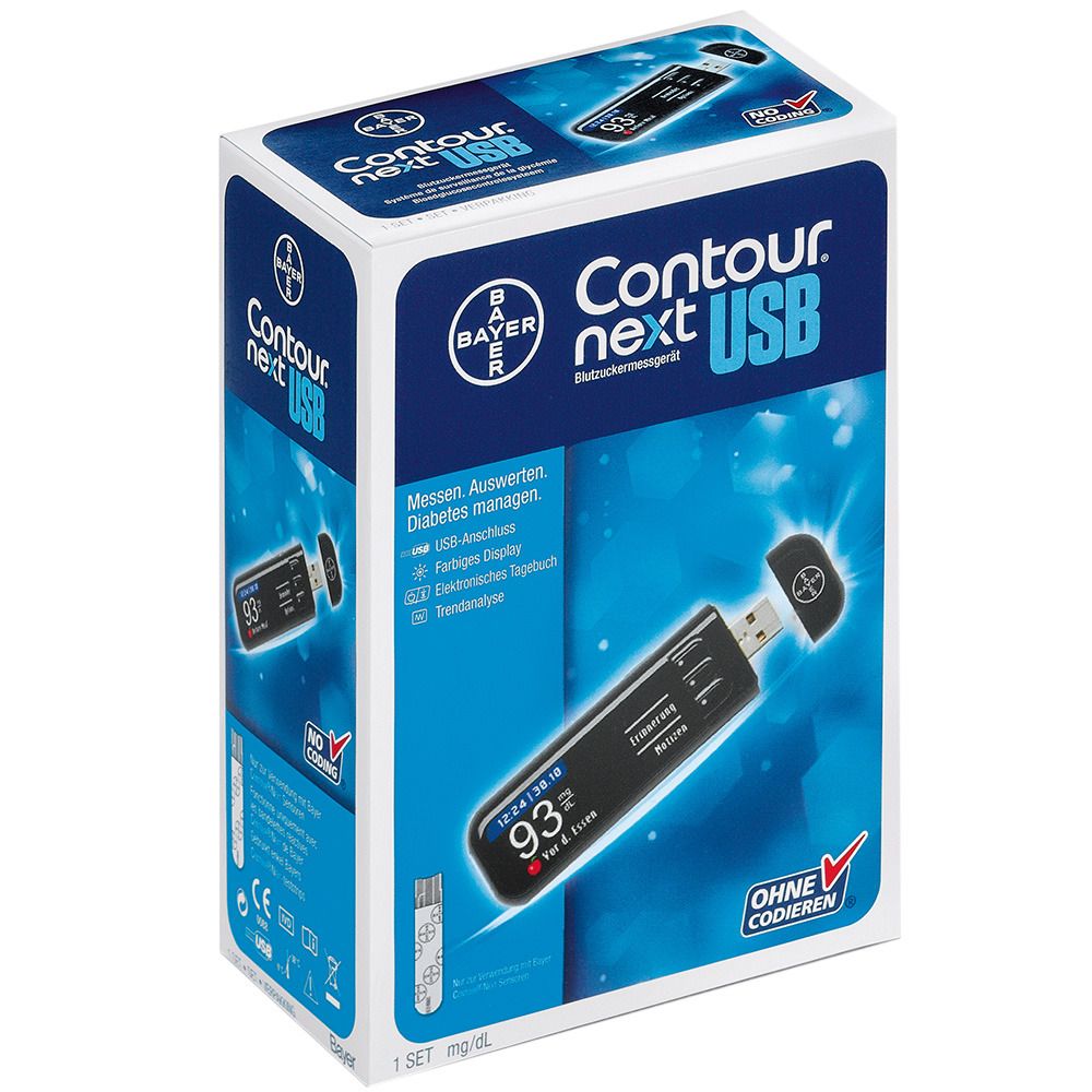 CONTOUR® NEXT USB Set Plasma mg/dl
