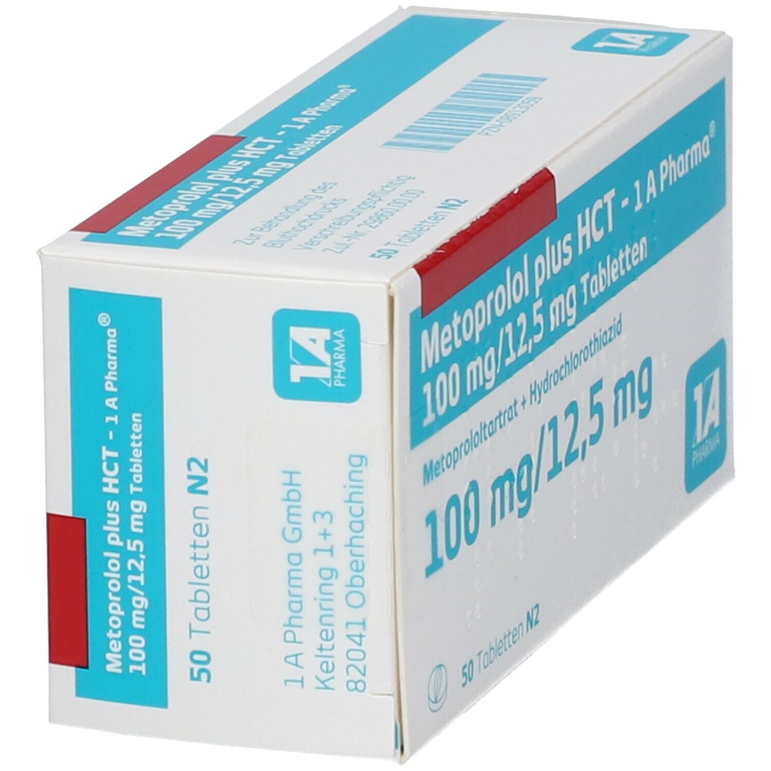 Metoprolol plus HCT - 1 A Pharma® 100 mg/12,5 mg