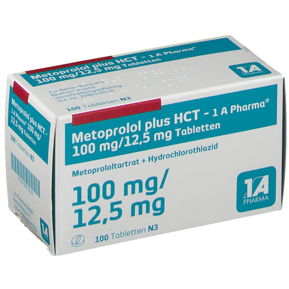 Metoprolol Plhct1A100/12.5