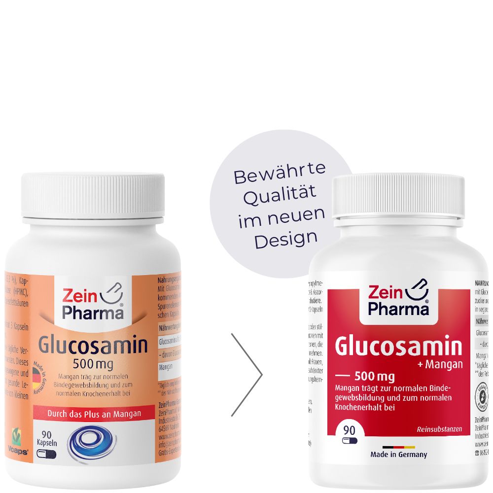 ZeinPharma® Glucosamin Kapseln 500 mg
