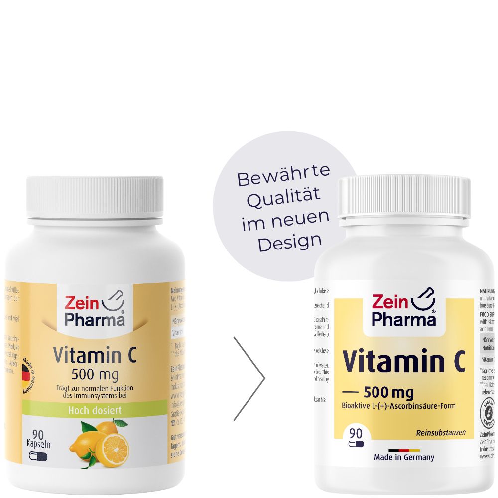 ZeinPharma® Vitamin C Kapseln 500 mg