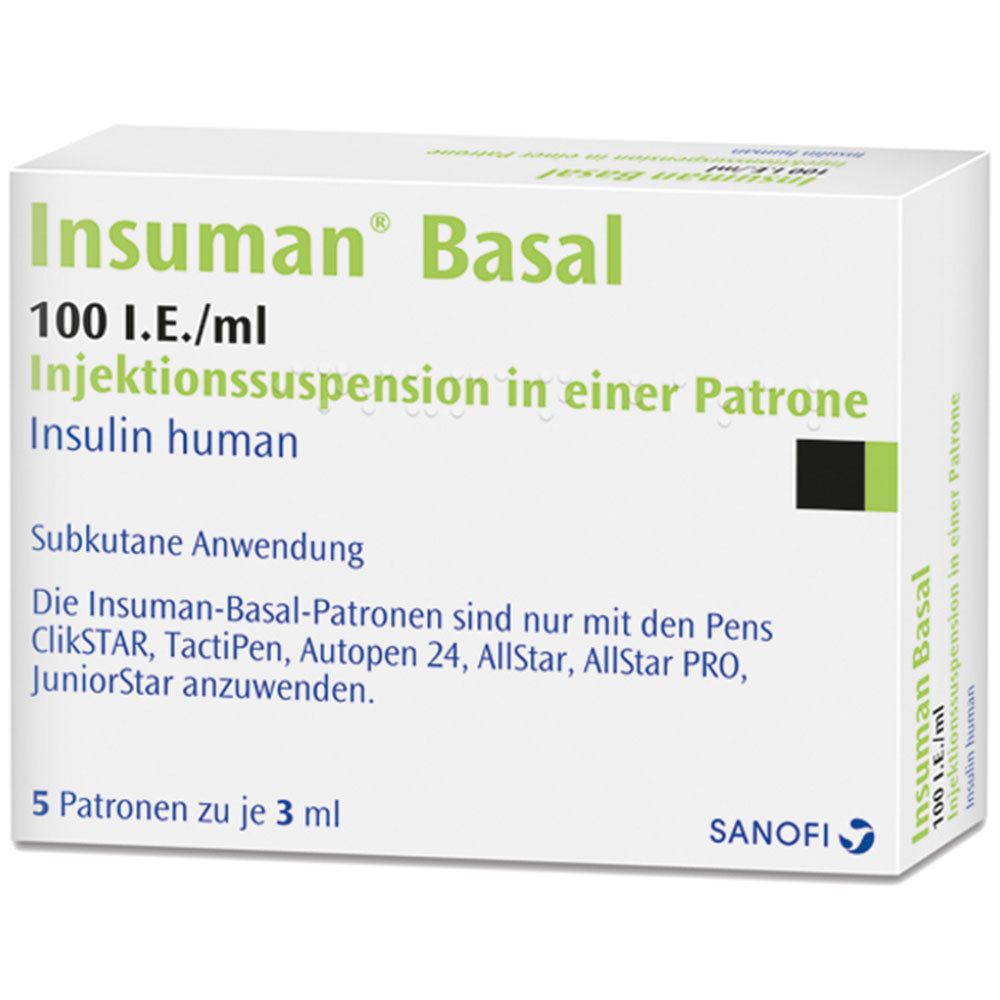 Insuman® Basal 100 I.E./ml