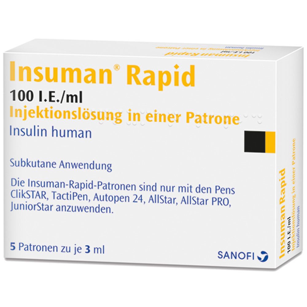 Insuman® Rapid 100 I.E./ml