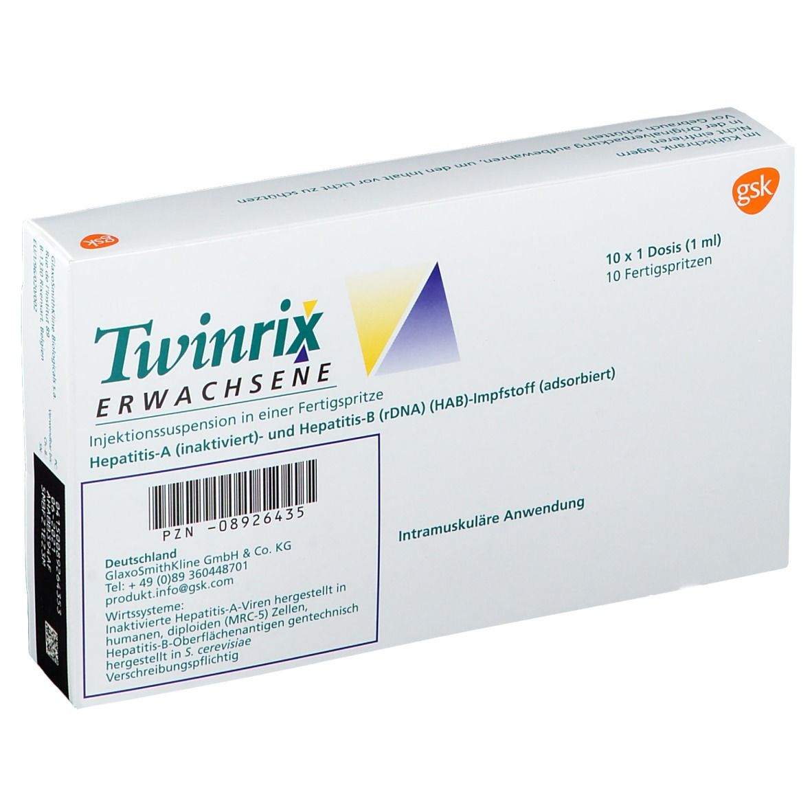 Twinrix Erwachsene 10x1 St Mit Dem E-Rezept Kaufen - Shop Apotheke