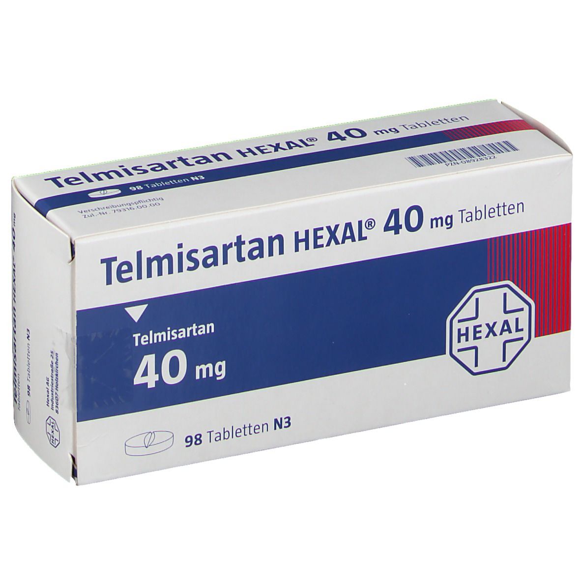 Telmisartan HEXAL® 40 mg