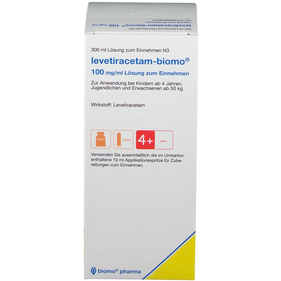 levetiracetam-biomo® 100 mg/ml