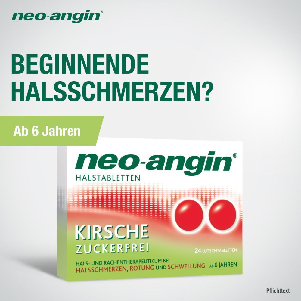 Neo-Angin Halstabletten Kirsche 24 St Lutschtabletten