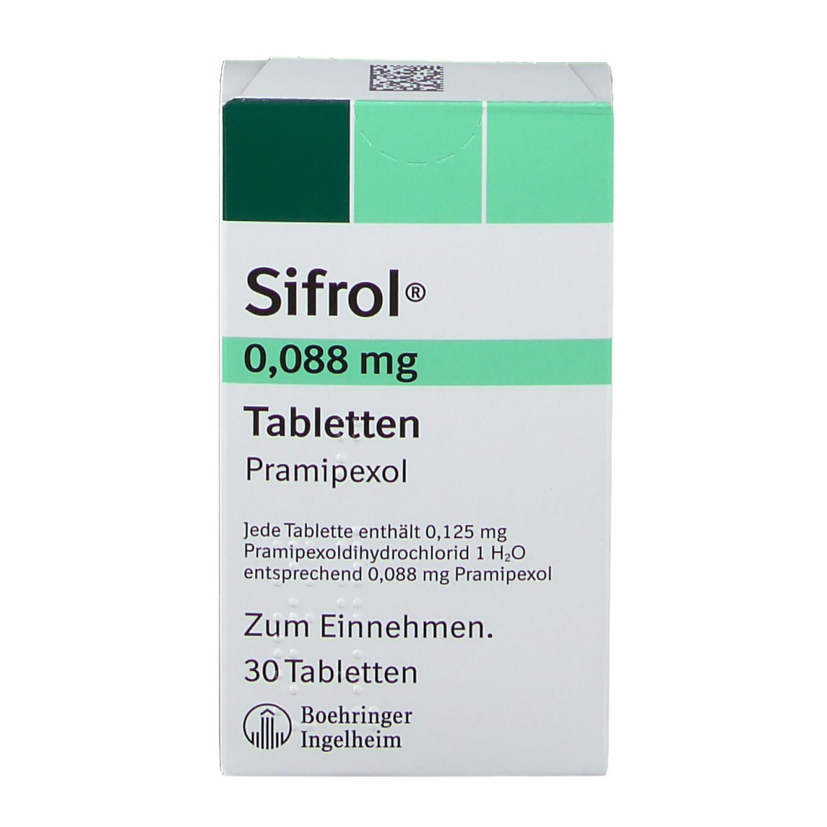 Sifrol 0,088 mg Tabl.