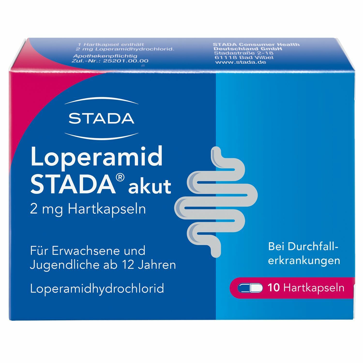 Loperamid STADA® akut 2mg Hartkapseln bei akutem Durchfall