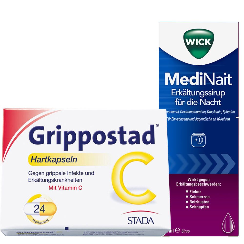 Erfahrungen Und Meinungen Zu Erkaltungsset Wick Medinait Grippostad C Shop Apotheke Com